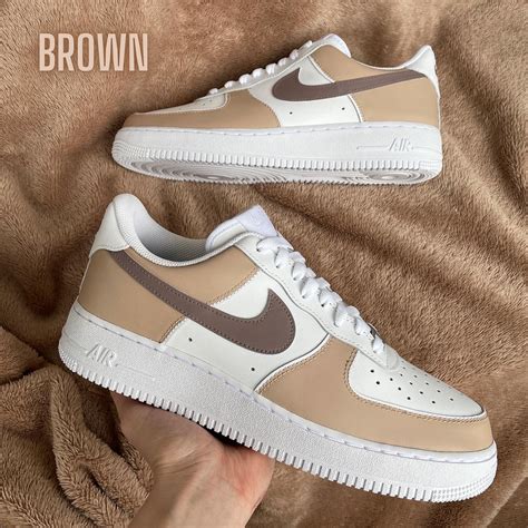 air force 1 brown beige.